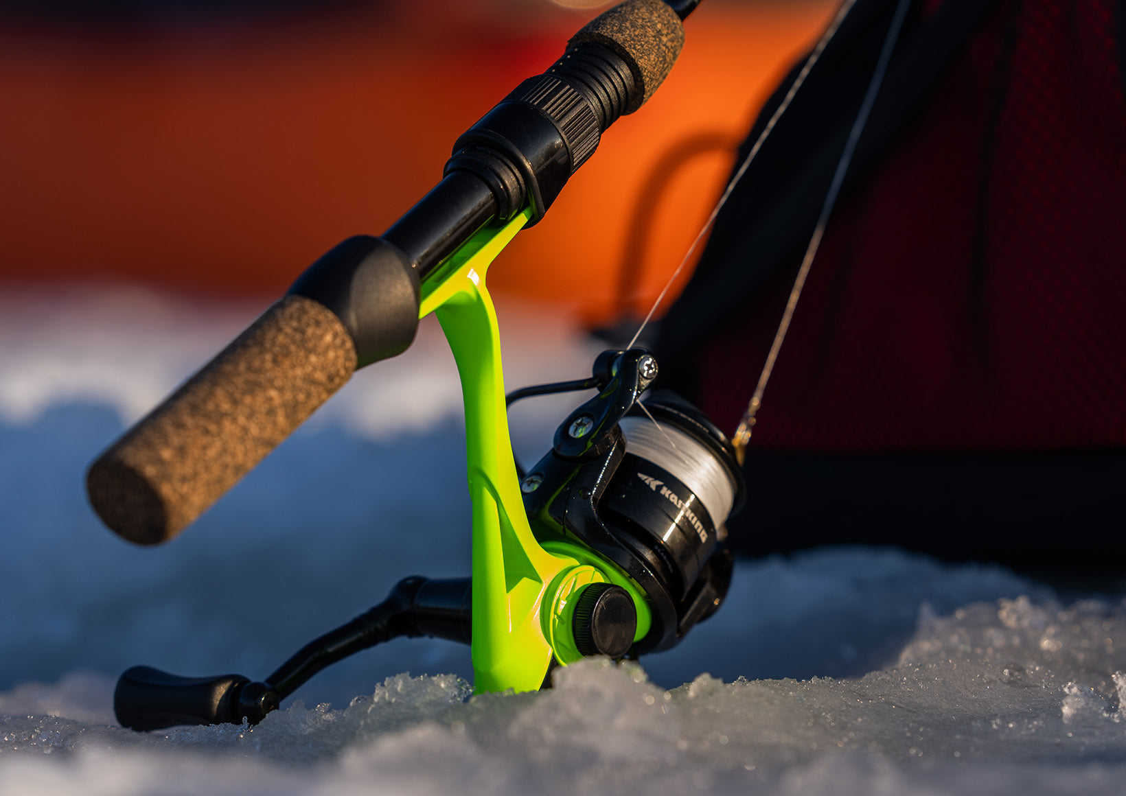 Winter Ice Fishing Rod and Reel Combo Set Spinning Reel Hard Bait