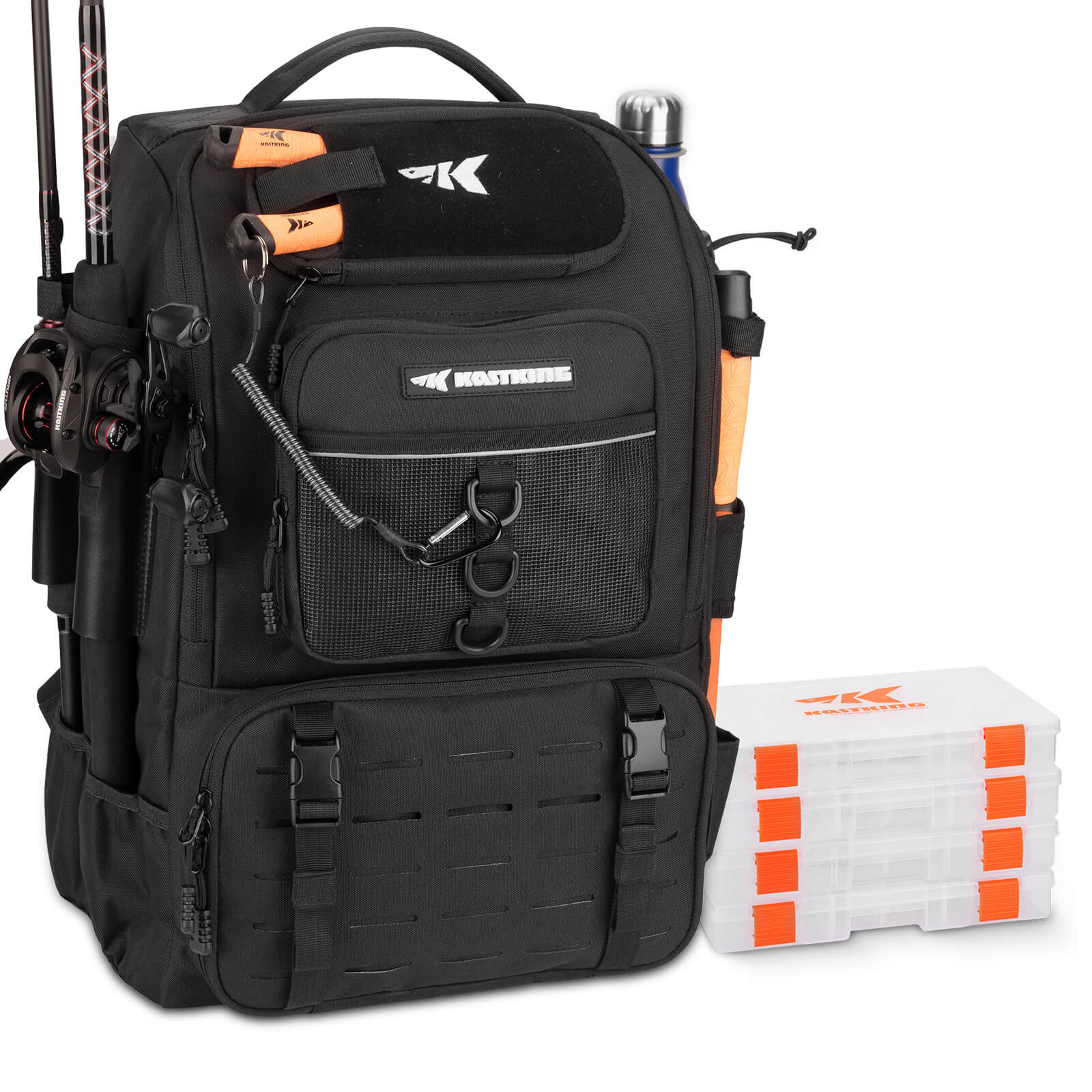 KastKing Karryall Fishing Tackle Backpack With Rod Holders, 60% OFF