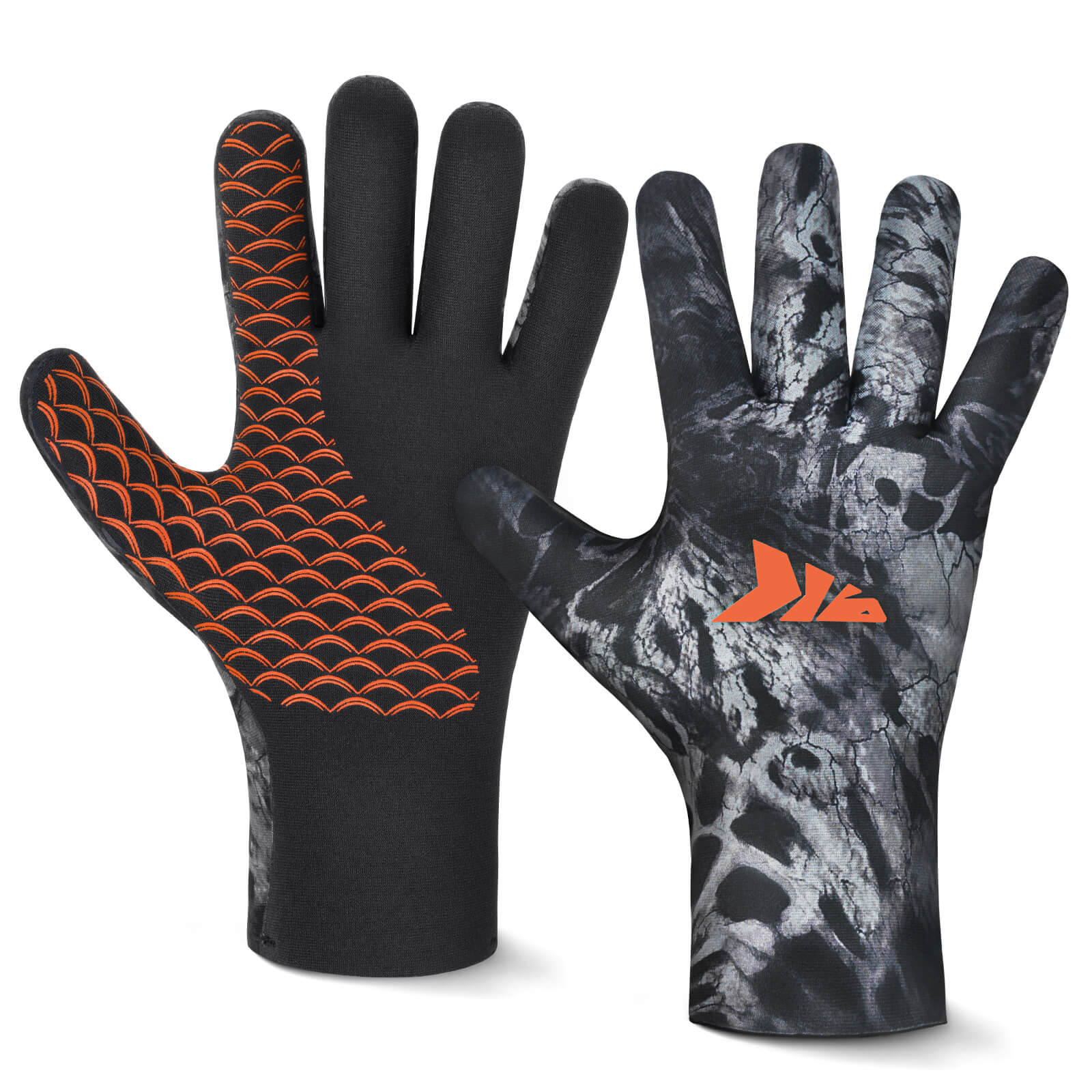 Celsius Black Neoprene Fishing Gloves X-Large - Great For Ice Fishing, Cold  Weather