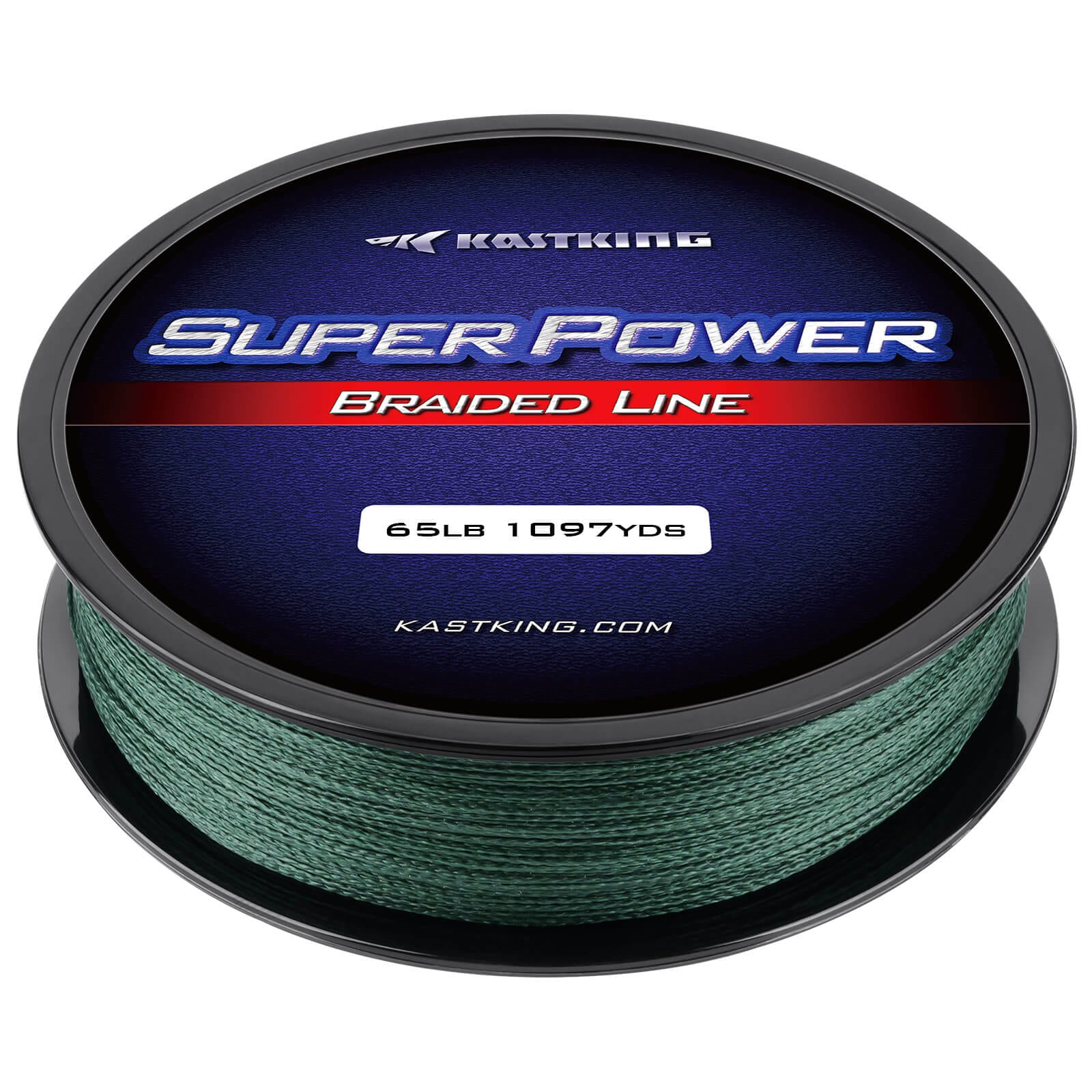 KastKing SuperPower Braided Fishing Line - 1097yds - Moss Green / 1097 Yds  / 12 LB