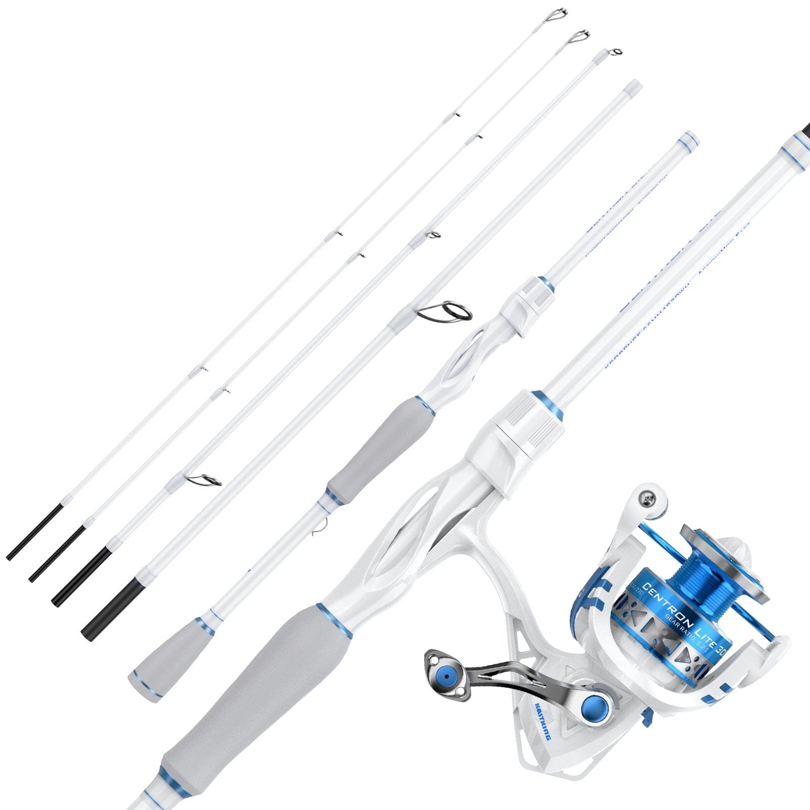 competitor spinning combo instructions KastKing Centron Lite Travel Spinning Fishing Rod and Reel Combo