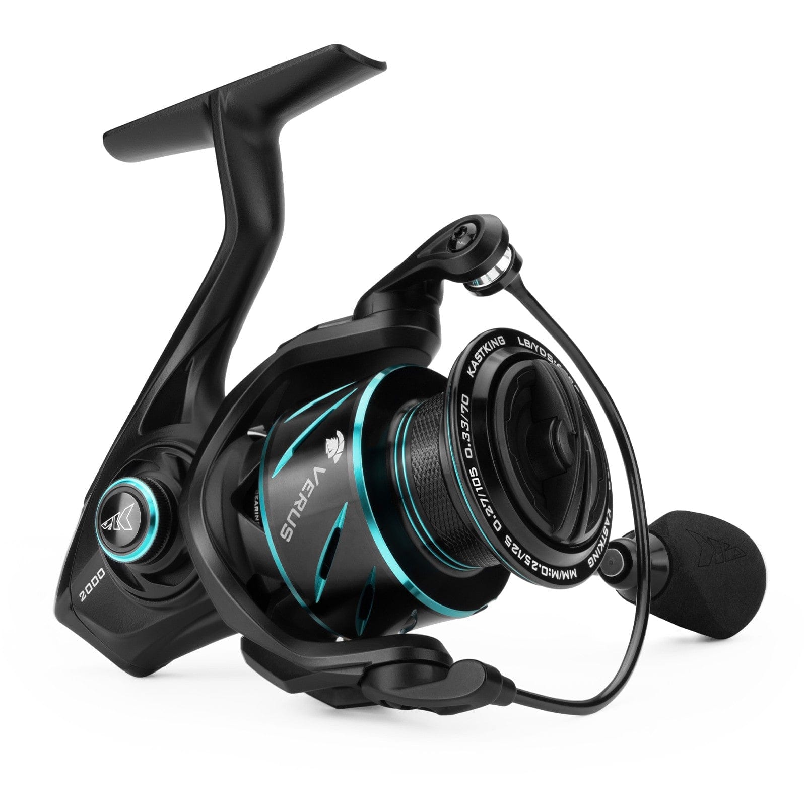 KastKing Verus Spinning Fishing Reel Black / 4000 KastKing Verus Spinning Fishing Reel Black / 4000