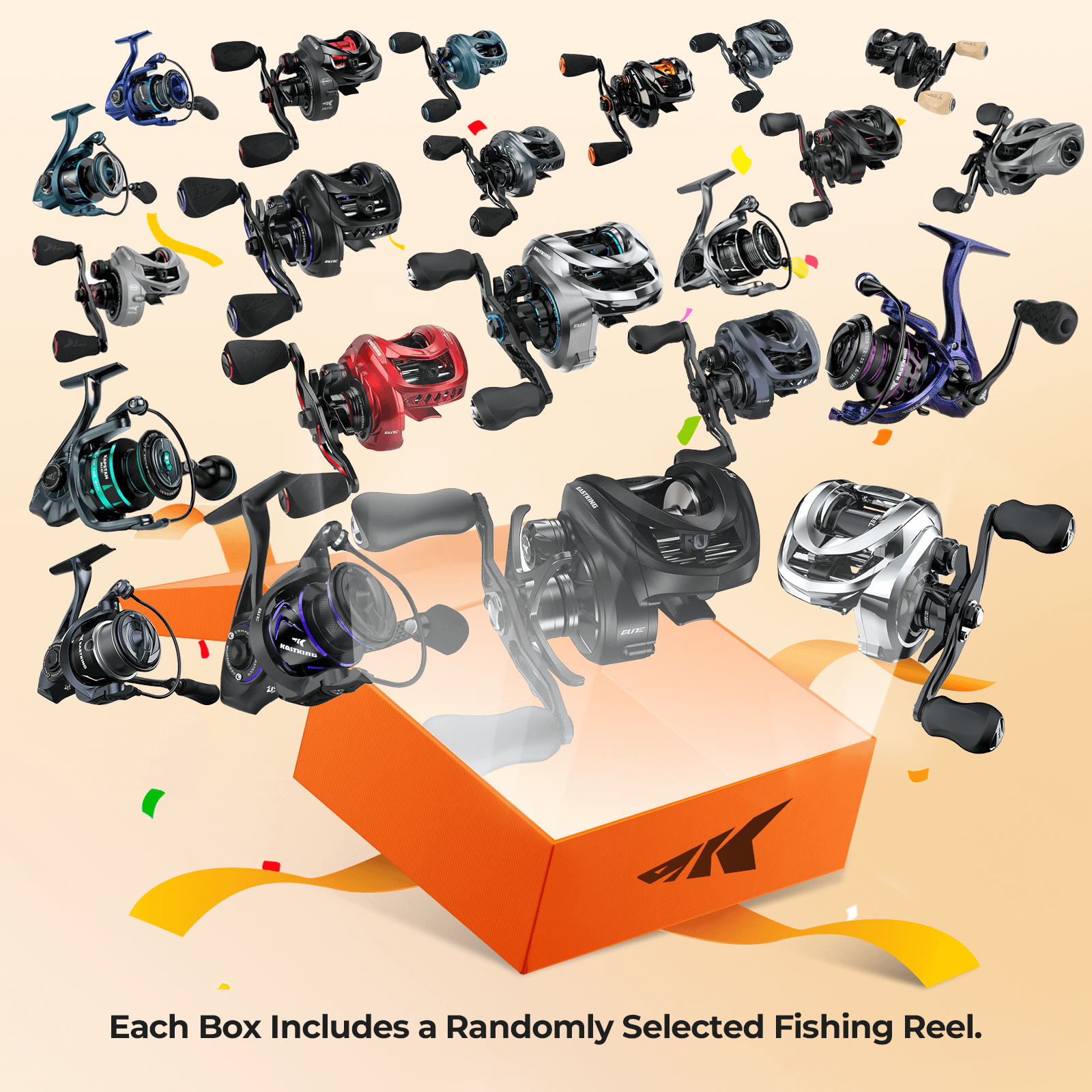 KastKing Reel Surprise Box Premium Surprise Box / Left Handed KastKing Reel Surprise Box Premium Surprise Box / Left Handed
