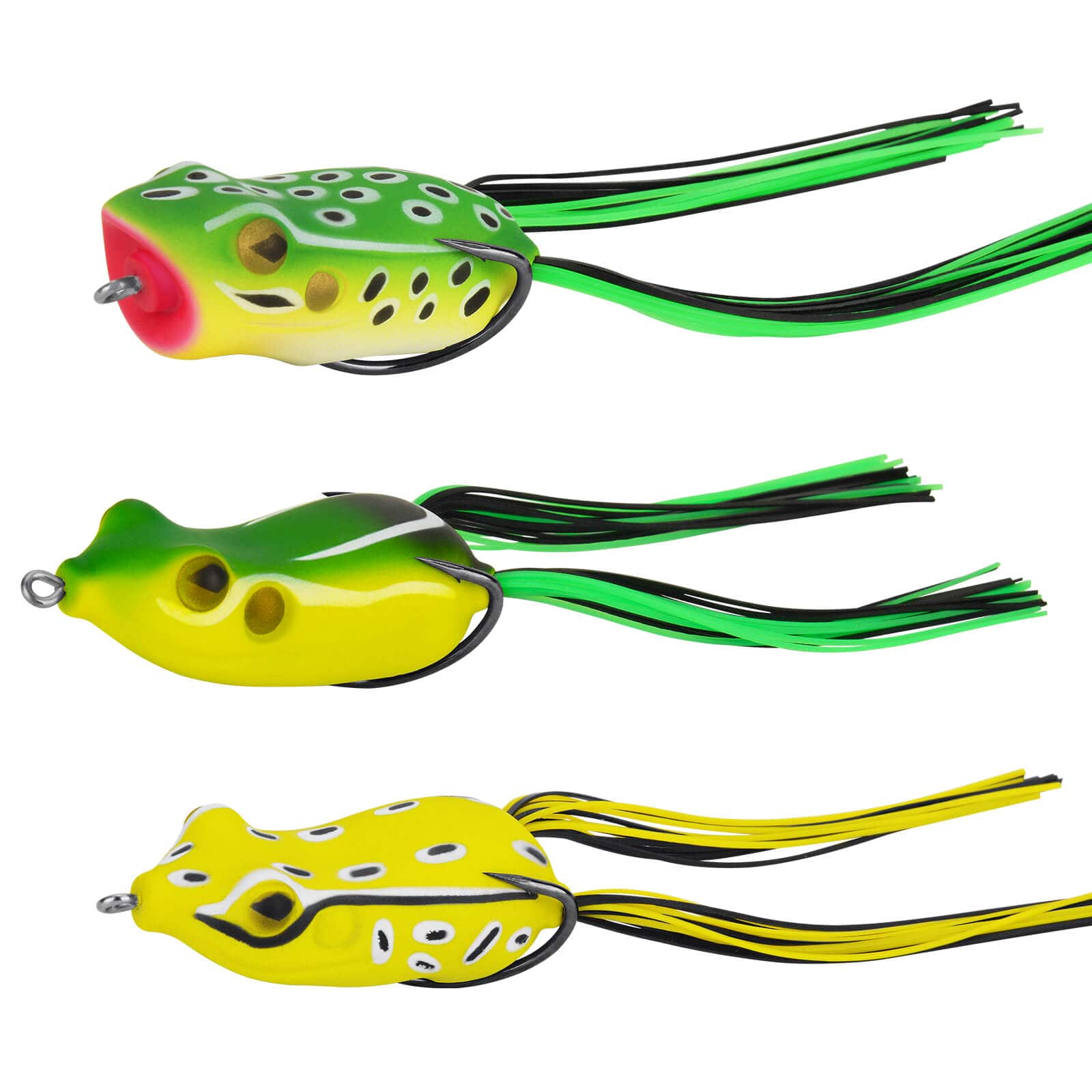 MadBite 3/5 Pack Frog Fishing Lure Kits - A: 3 Pack Frog Kits
