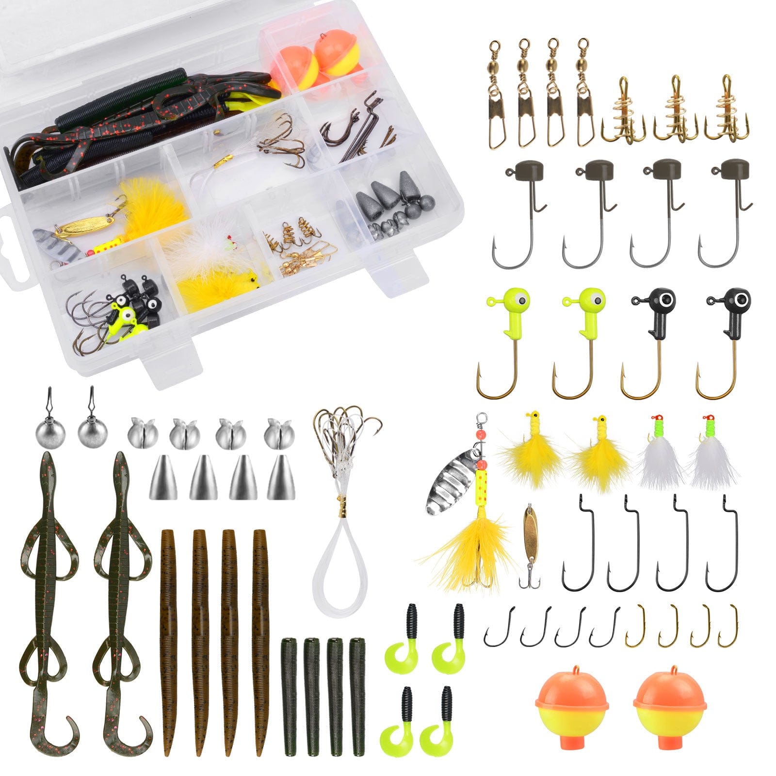 Complete catfish tackle box kits are available on the website. Insane