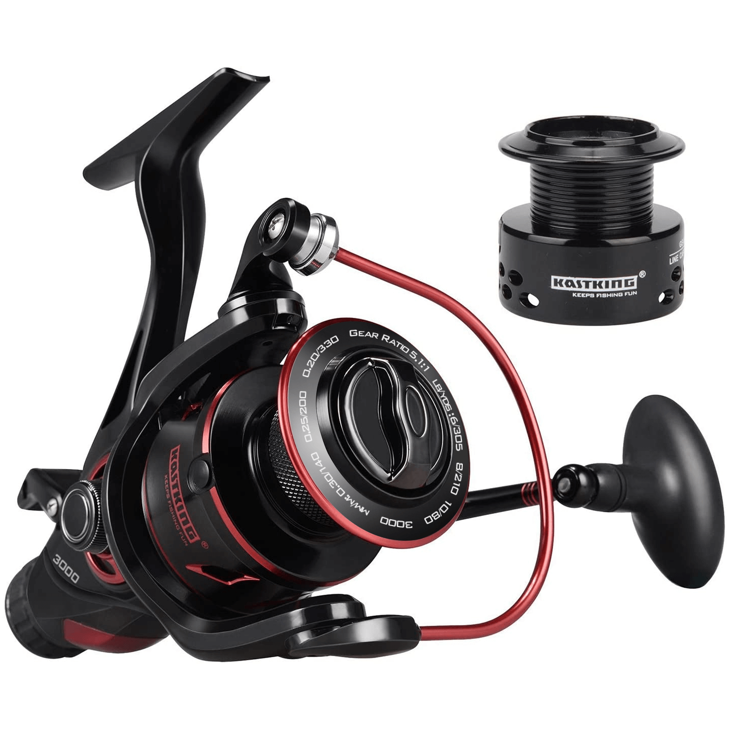 KastKing Sharky Baitfeeder III Spinning Reel 3000 5.1 1