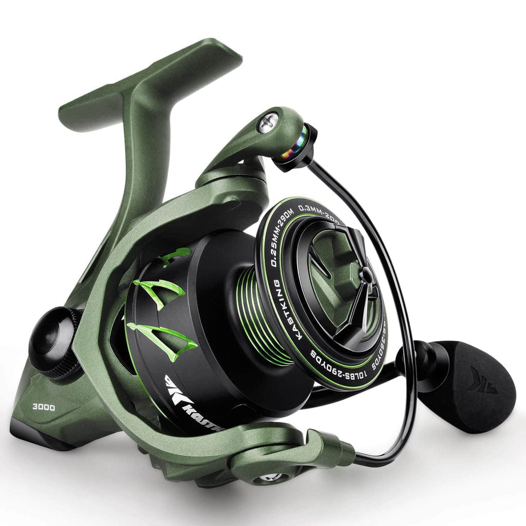 KastKing Spartacus II Spinning Fishing Reel - Saltwater & Freshwater Spinning Reel - IPX5 100% Waterproof, Up to 22 LBs Max Drag KastKing Spartacus II Spinning Fishing Reel - Saltwater & Freshwater Spinning Reel - IPX5 100% Waterproof, Up to 22 LBs Max Drag