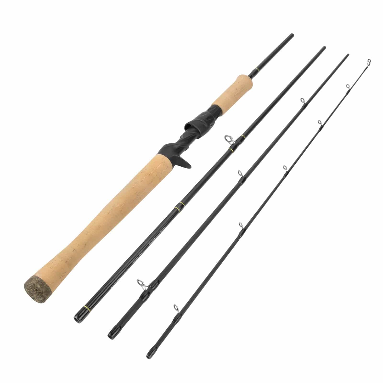 KastKing Compass Telescopic Fishing Rods and Combo, Sensitive Graphite  Composite Blank, Easy to Travel, Packs to Just 17 in Length, Stainless  Guides and Ceramic Rings, Combos w/ 4+1BB Spinning Reel