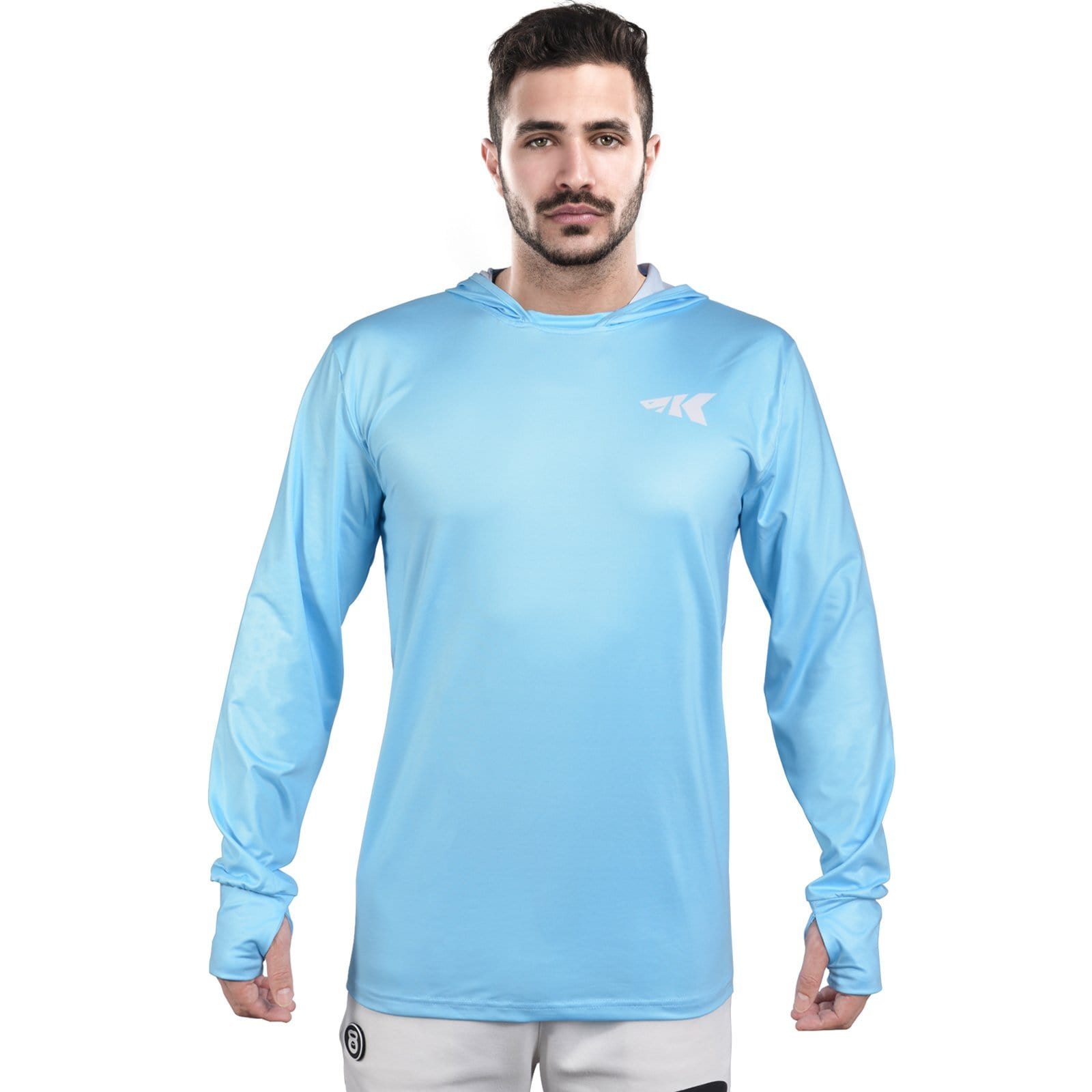 Mens Long Sleeve Fishing Shirt With UV Protection, Moisture
