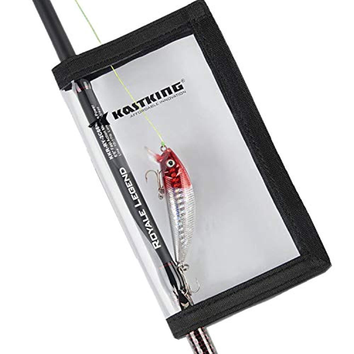 cover a fishing hook rod KastKing Fishing Lure Wraps Medium-5.67 X 3.38 / Four Pack