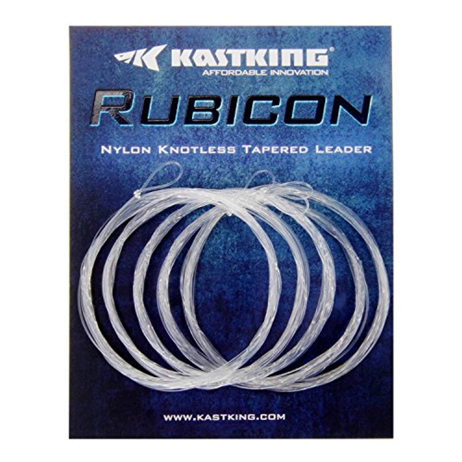 KastKing Rubicon Tapered Leaders Fly Fishing Line - 7 1/2' 6X (5 pcs)