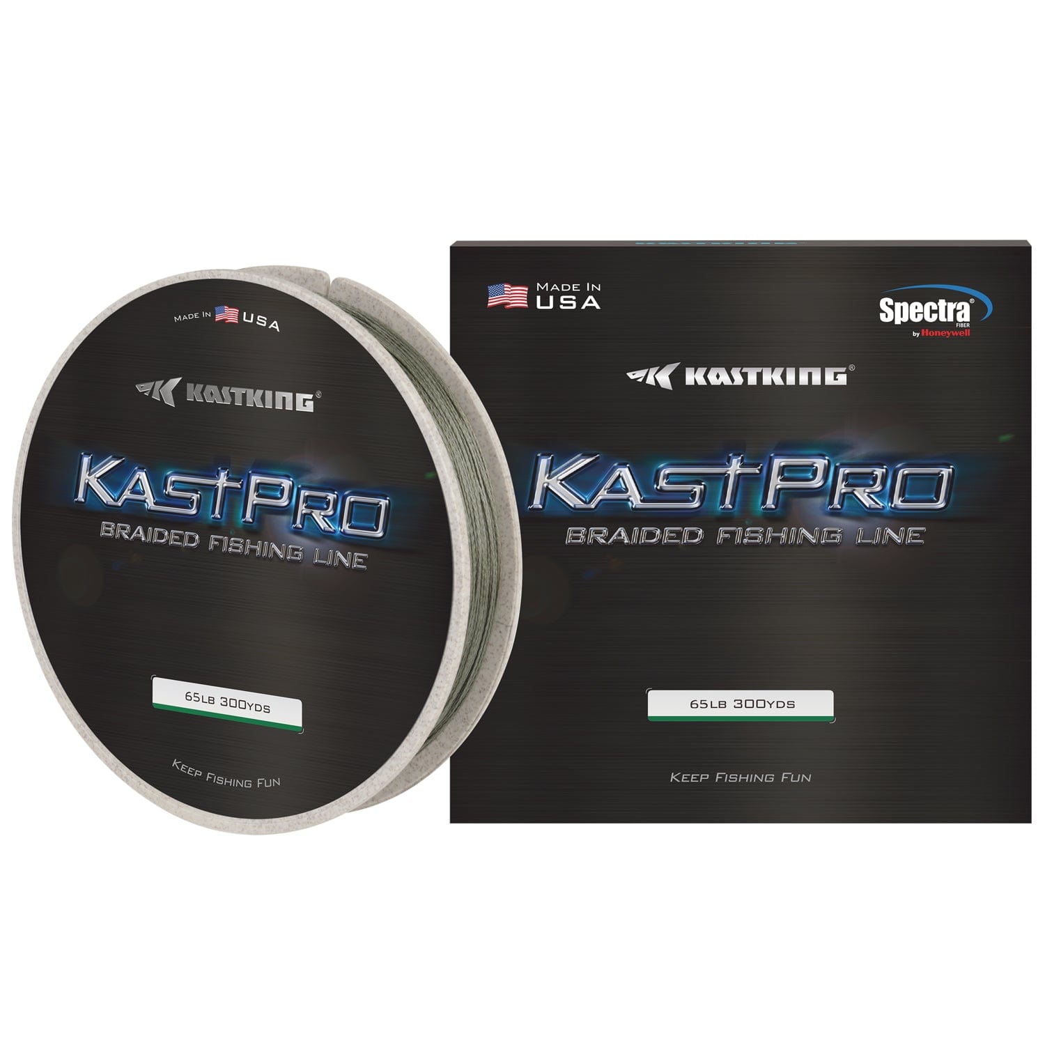 KastKing KastPro Braided Fishing Line - Combat Green / 150 Yds / 50LB