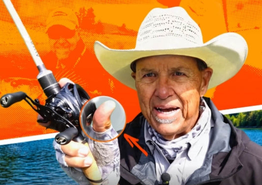How to use your thumb when casting a baitcasting reel to improve casting accuracy and prevent backlash