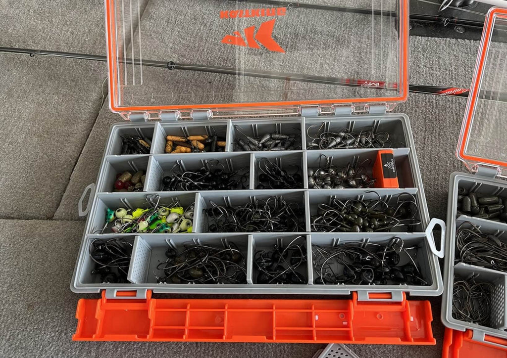 bass fishing hook box Mafia Coffin Secure Hook Storage for Organizing Hooks Fishermans Central 6 handpicked items from top brands around the world Each box contains a random assortment of lures What Size Hook for Bass,