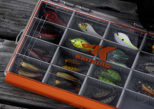 These boxes will easily fit into a number of the KastKing tackle bags, and any boats tackle storage locker or draw.