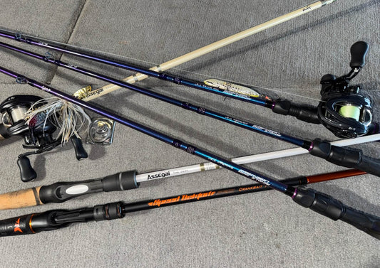 KastKing MGTi and ALTi baitcasting reel and rod setups for bass fishing techniques and long-distance casting