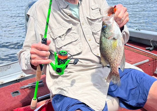 A trip to a Florida Lake produced plenty of slab sized crappie for Bobby. The KastKing Zephyr series of rods and reels are the perfect balance for feisty slabs. 