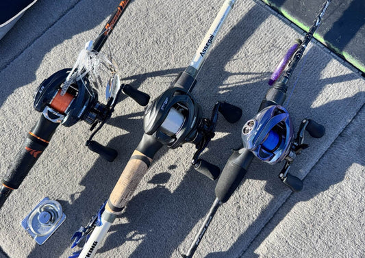 Three best KastKing baitcasting reels for bass fishing: Kestrel SE, ALTi, and MegaJaws Elite