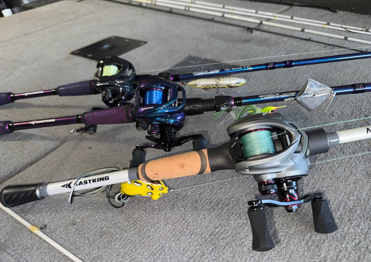 best rod and reel for topwater fishing Shimano Jewel PE8 Travel Combos Topwater Prop Setup (Rod/Reel/Line) -