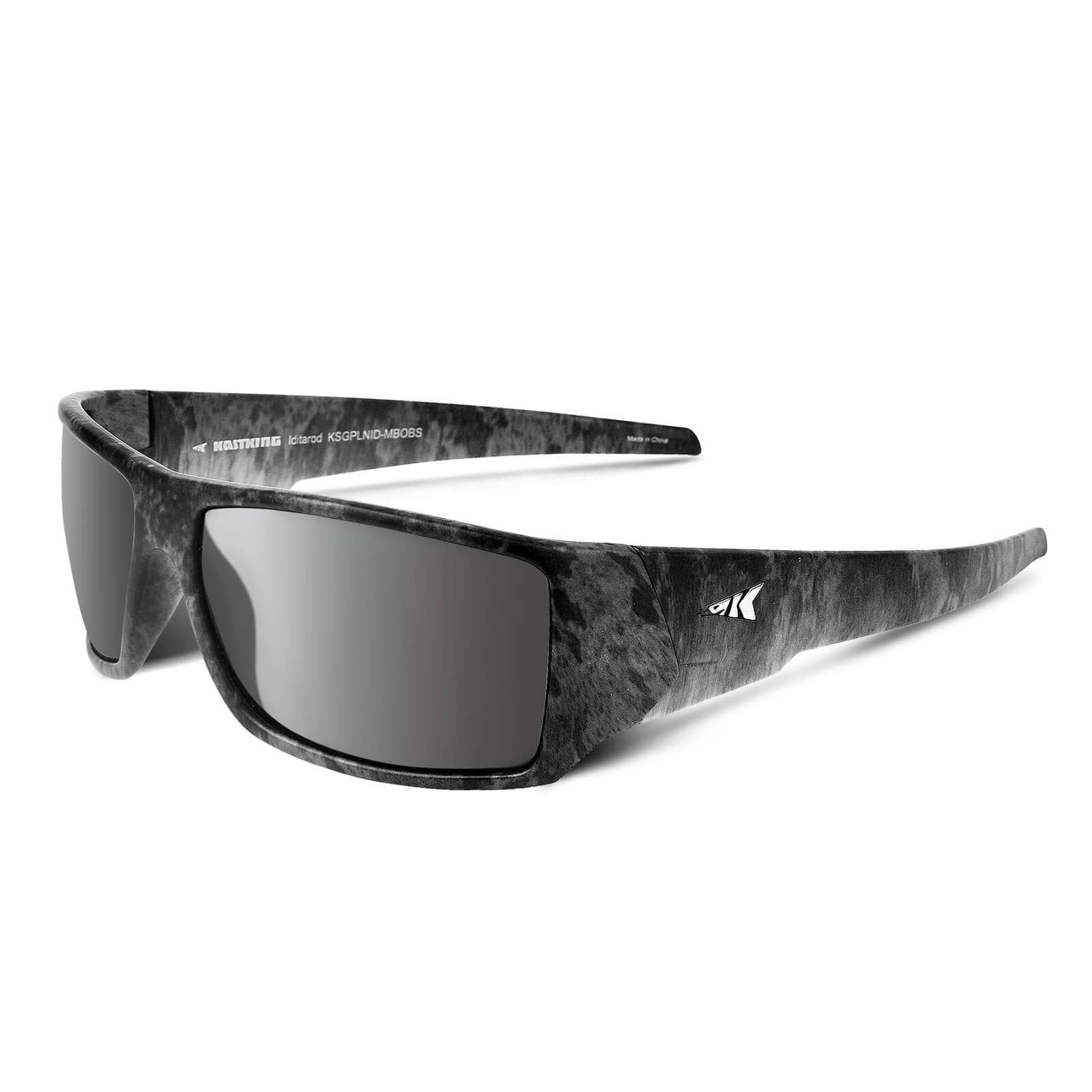 KastKing Iditarod Polarized Sport Sunglasses for Men and Women - Matt  Boulder camo Obsidian / Smoke