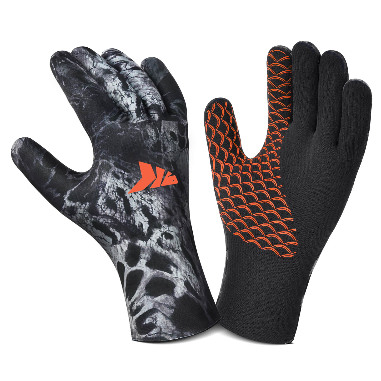 25.6 PVC Rubber Waterproof Fishing Gloves Fisherman Gloves Safety
