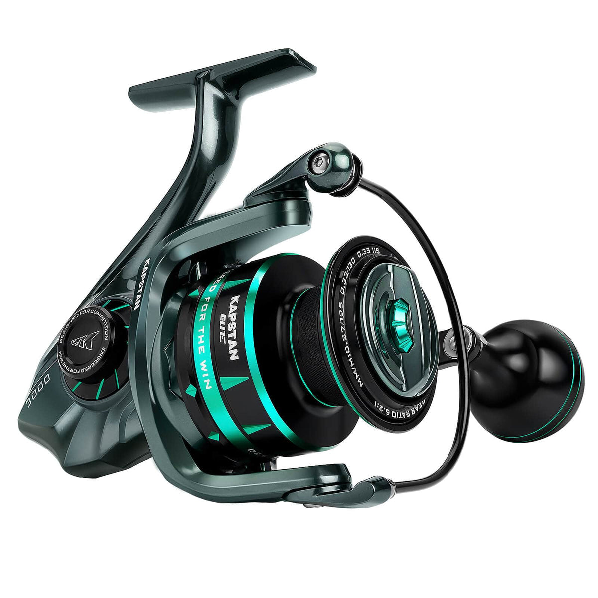 Here's a look at the deets on the new KastKing Kapstan Elite Spinning Reel!  For a limited time take 20% off this reel with code: TM4PXDJS Shop