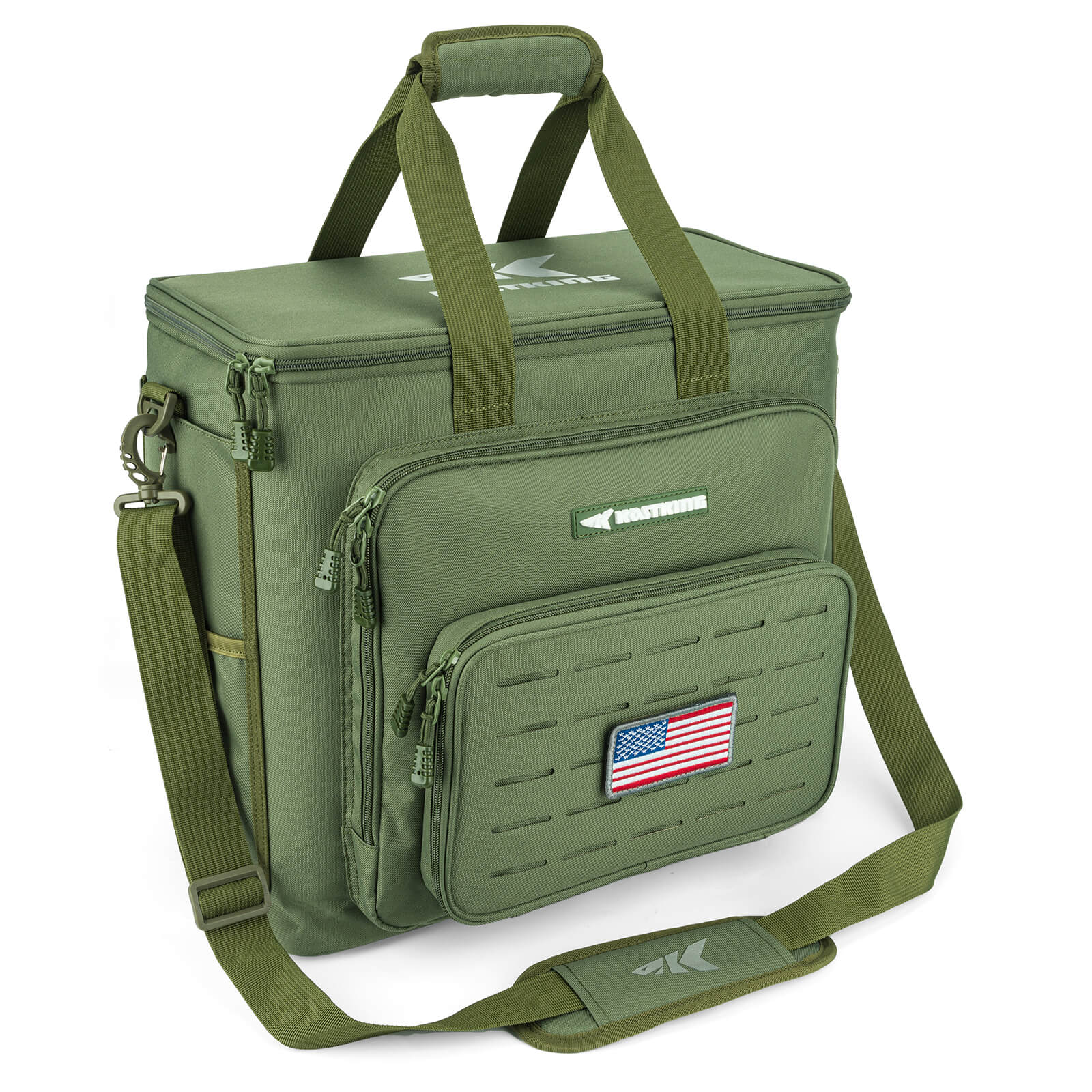 KastKing - The KastKing Hawg Tackle bag has plenty of room for all of your  gear..and we mean ALL of it!! . 20 internal and external storage  pockets,Neo-grip anti-slip shoulder bag strap