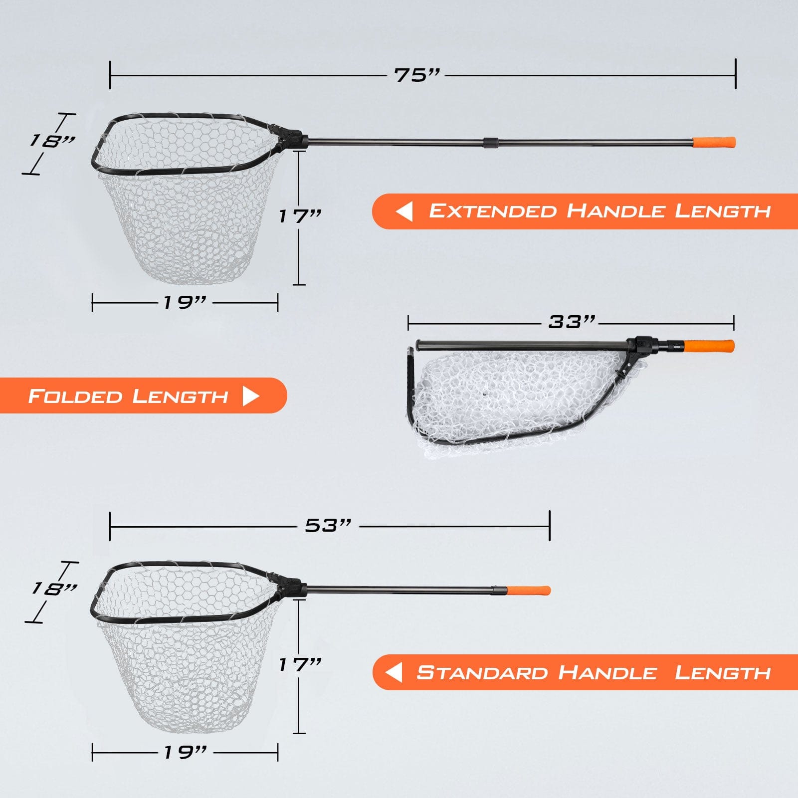 KastKing Brutus Foldable Extendable Fishing Net KastKing Brutus Foldable Extendable Fishing Net