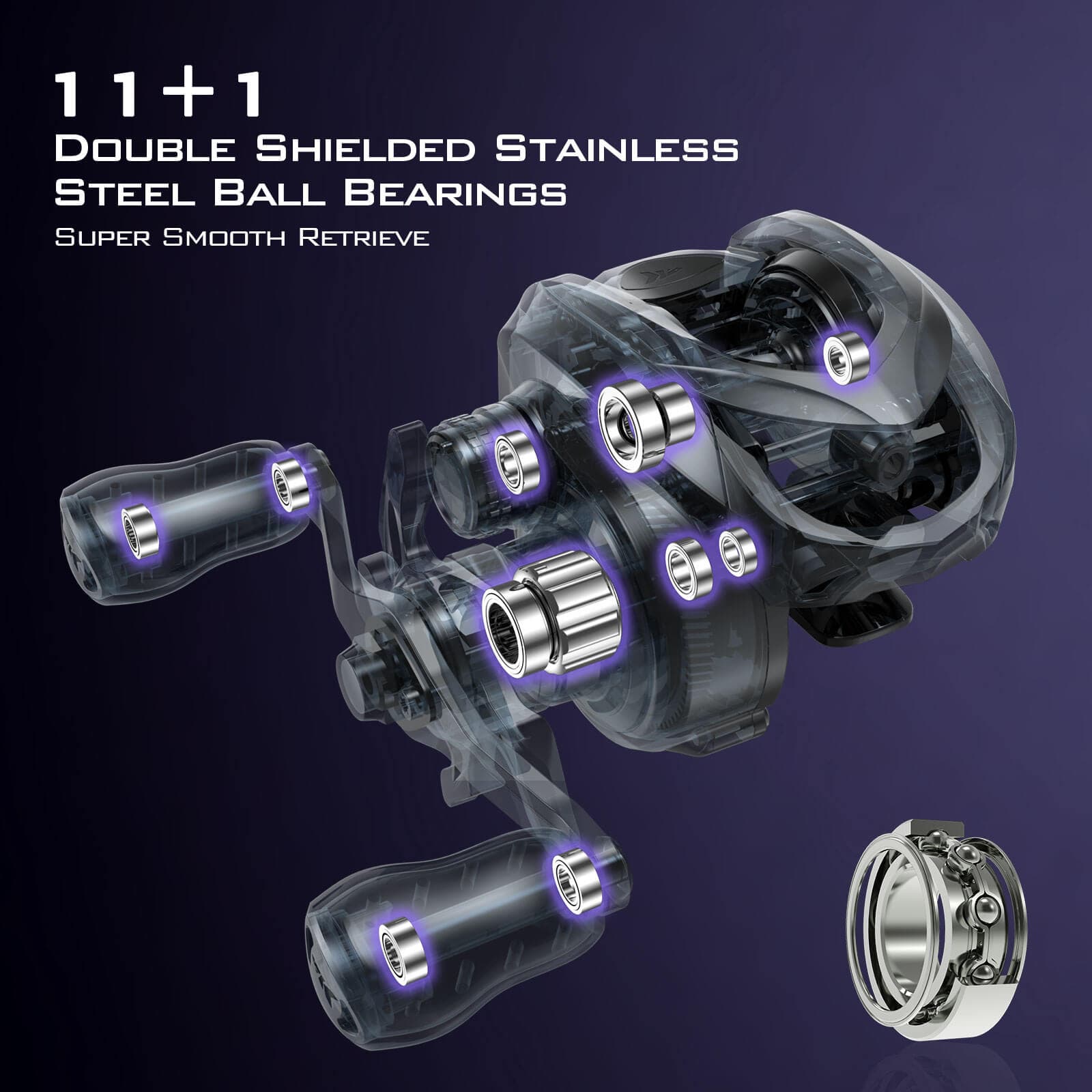 Heisman Hunter Combo - Mg12 Baitcasting Reel & Speed Demon Pro Rods