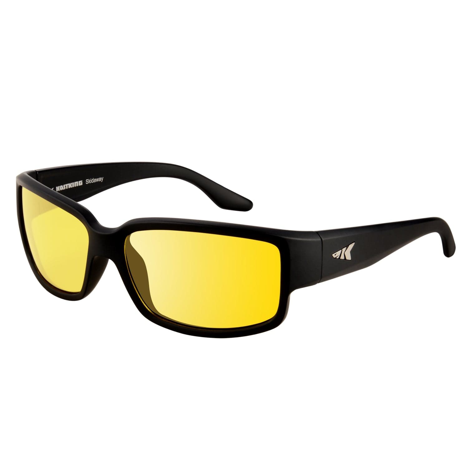 KastKing Skidaway Polarized Sport Sunglasses for Men and Women - Matte  Black/Yellow (Night Vision)