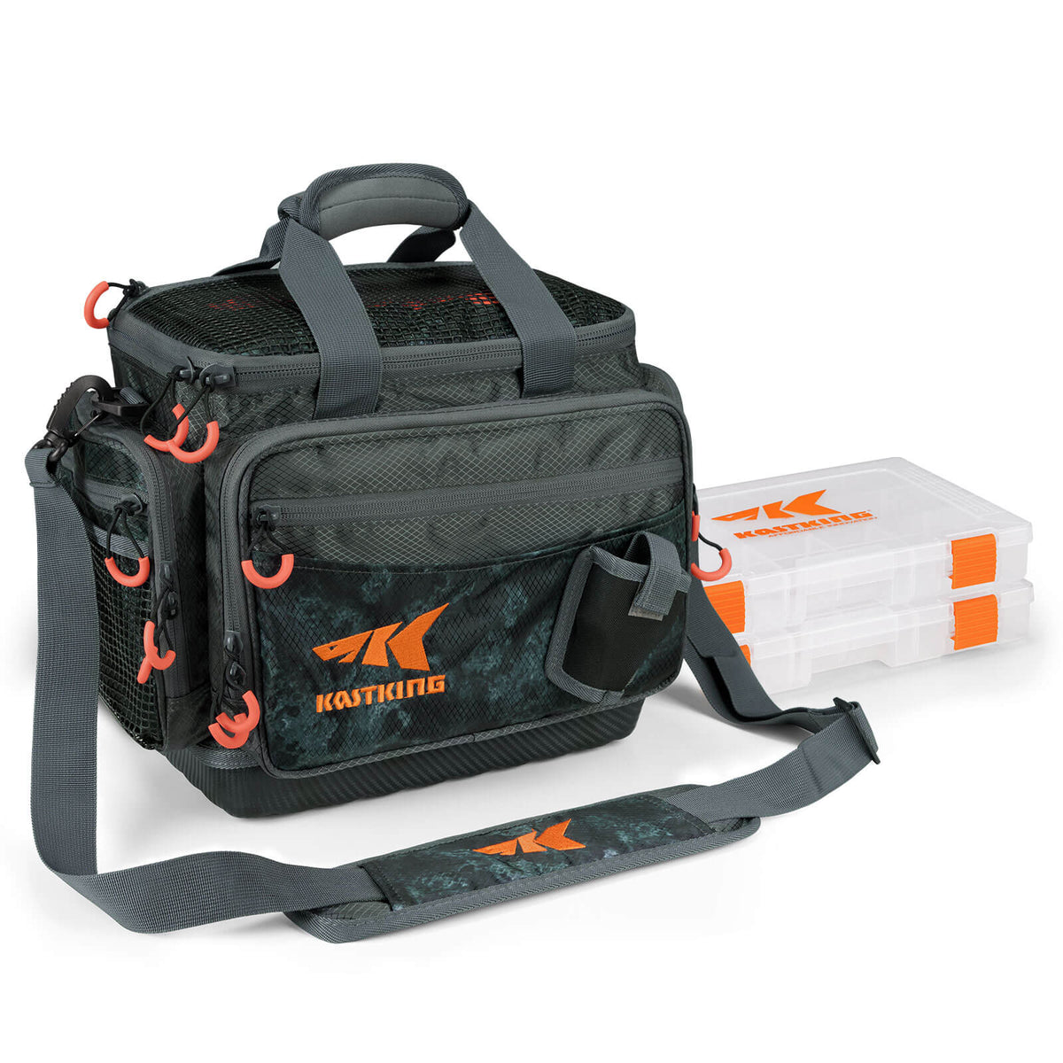 KastKing Fishing Tackle Bags with 2 Tackle Boxes