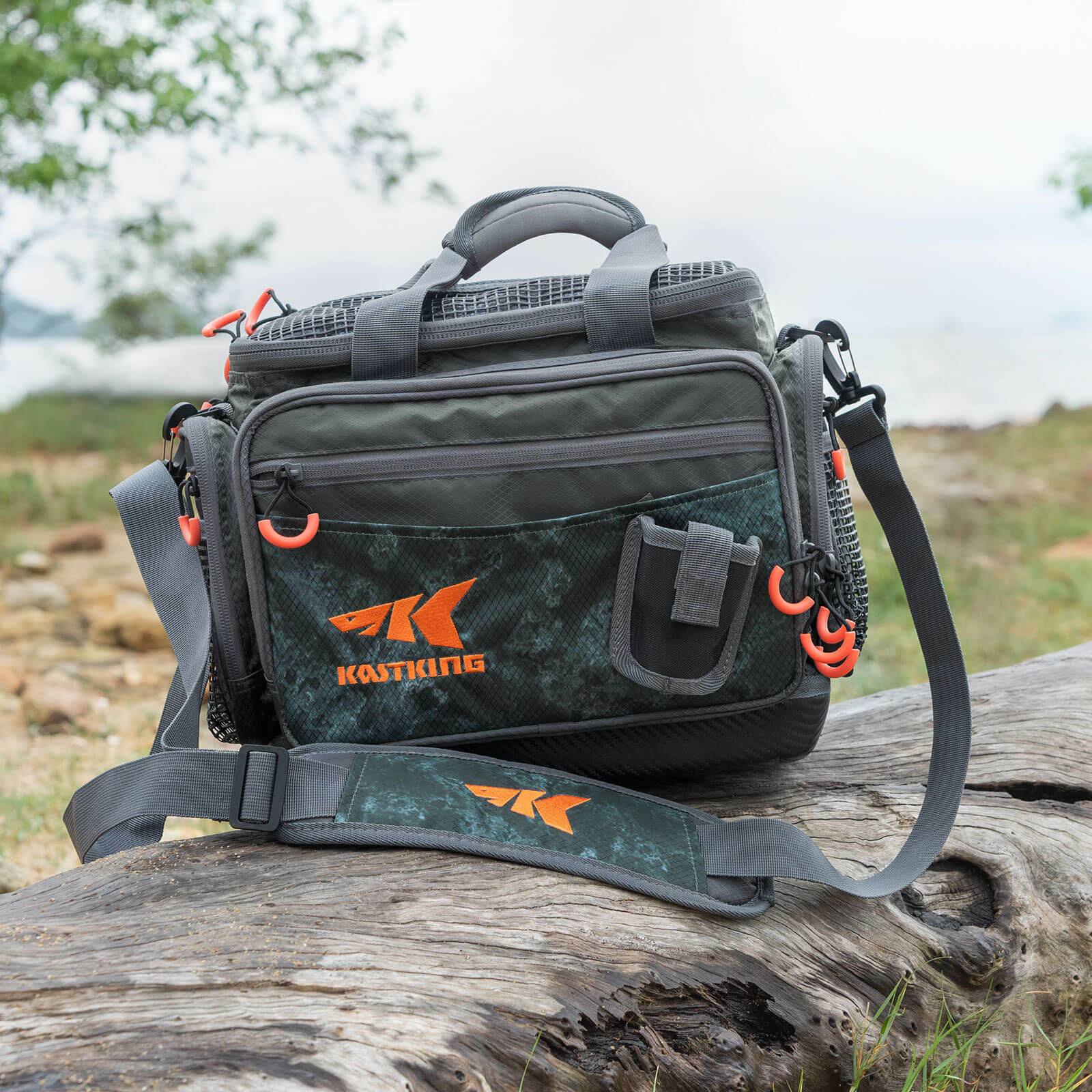 KastKing Fishing Tackle Bags with 2 Tackle Boxes KastKing Fishing Tackle Bags with 2 Tackle Boxes