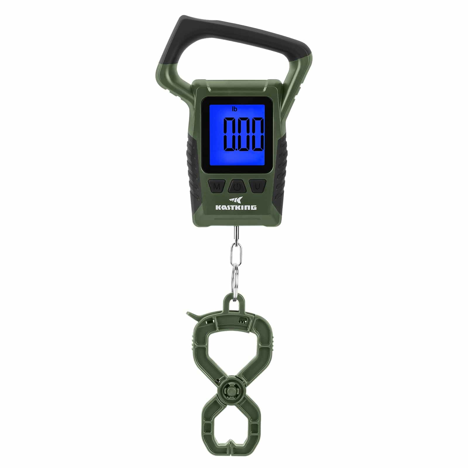 KastKing WideView Floating Waterproof Digital Scale and Lip Grip Combo -  Fish Scale with Lip Gripper - Stryker Green