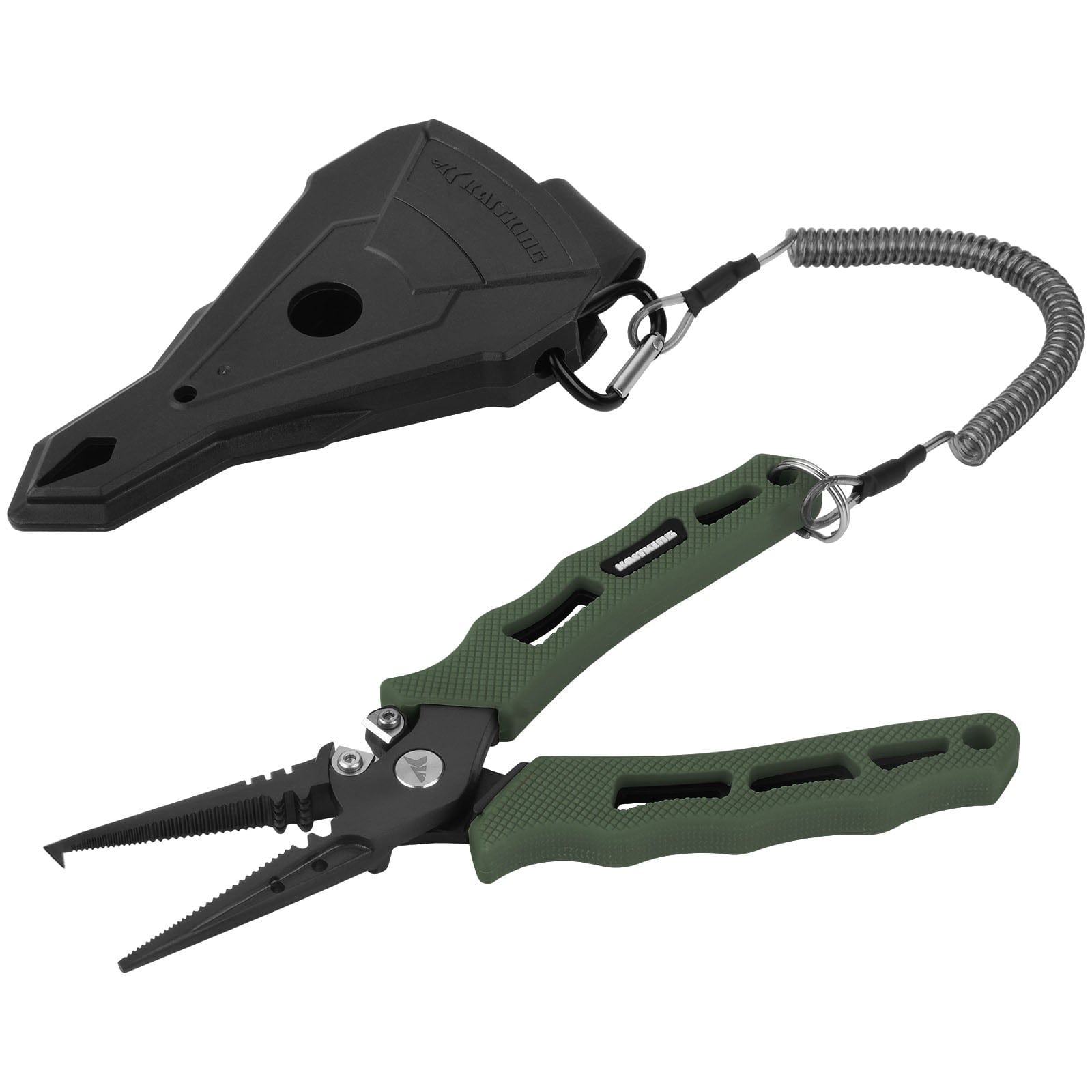 KastKing Cutthroat 7-inch Fishing Pliers and 5-inch Braid Scissors Combo