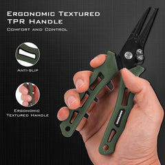 KastKing Cutthroat 7-inch Fishing Pliers and 5-inch Braid Scissors Combo