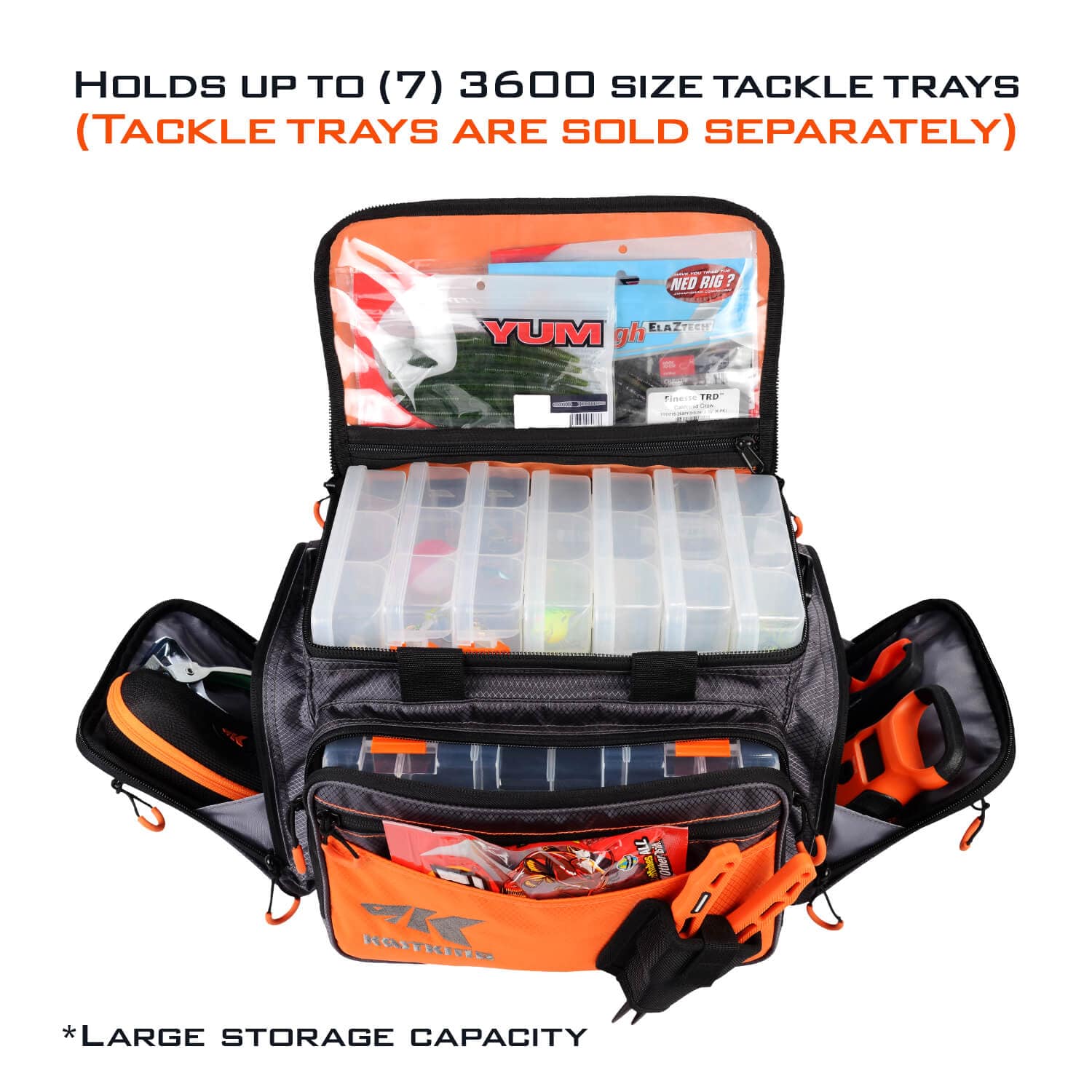 Multi-Purpose 6 compartment Fishing Reels Bag Large Capacity