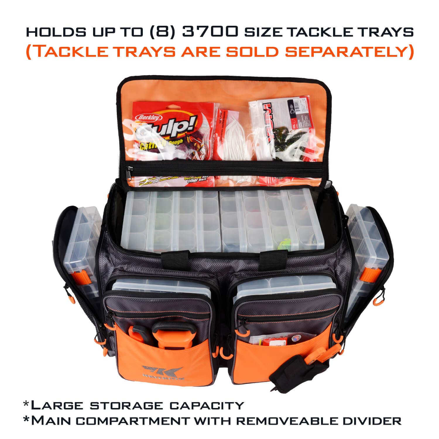 KastKing Fishing Tackle Bags, Orange KastKing Fishing Tackle Bags, Orange