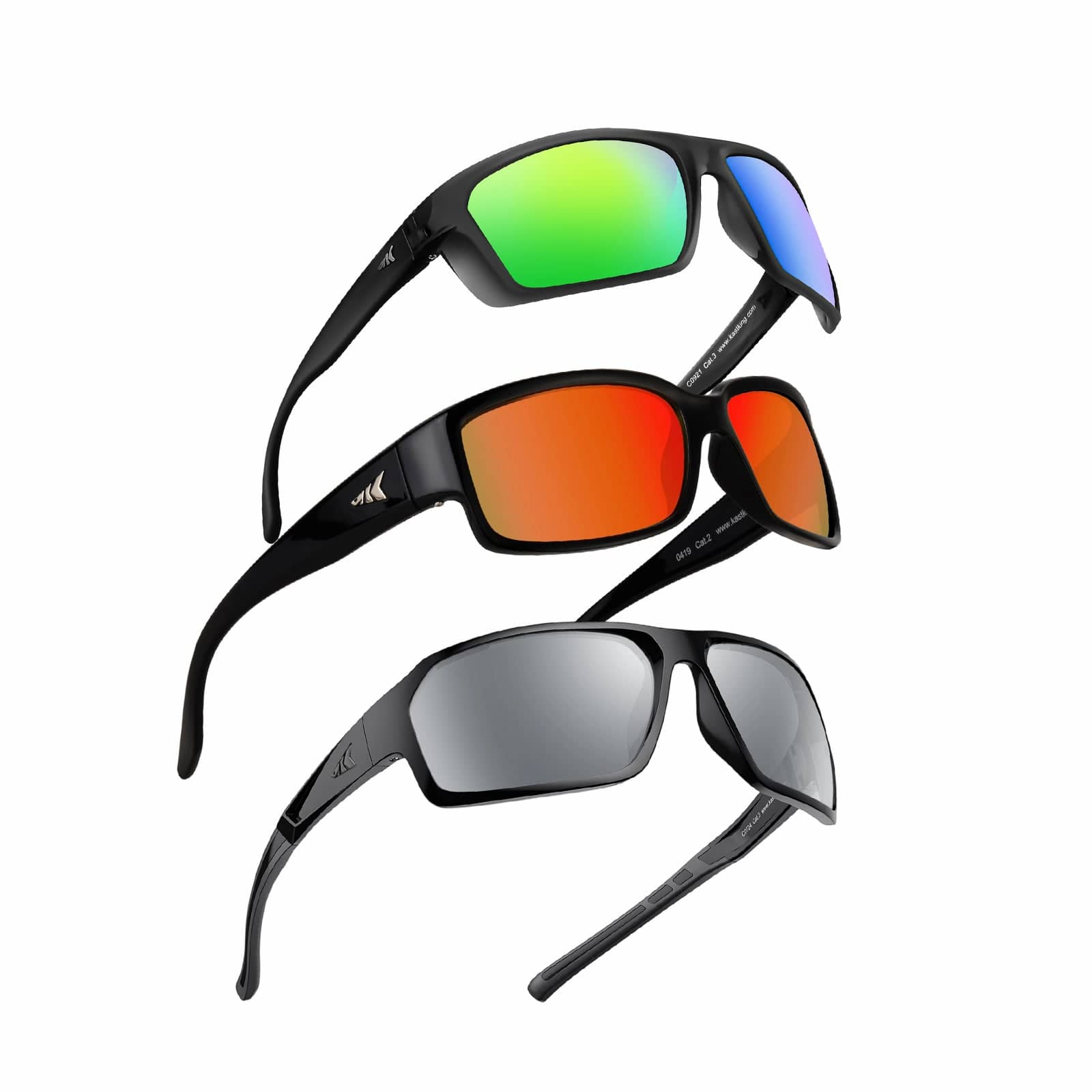KastKing 3-Pack Polarized Fishing Sunglasses