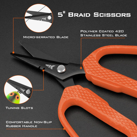 KastKing Kalibrate Line Spooler and 5" Braid Scissors