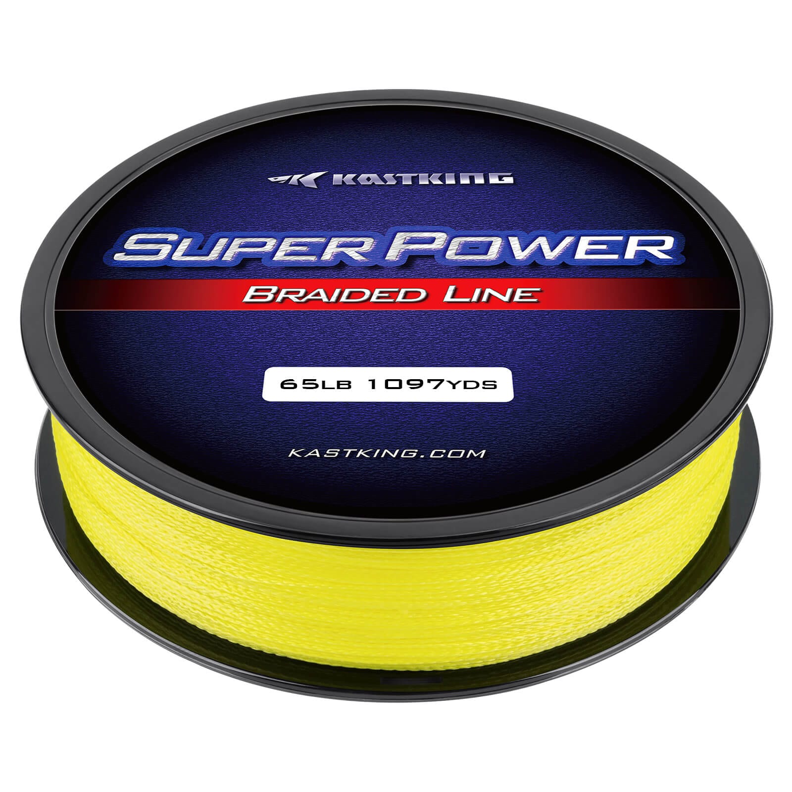KastKing SuperPower Braided Fishing Line - 1097yds - Yellow / 1097 Yds / 12  LB