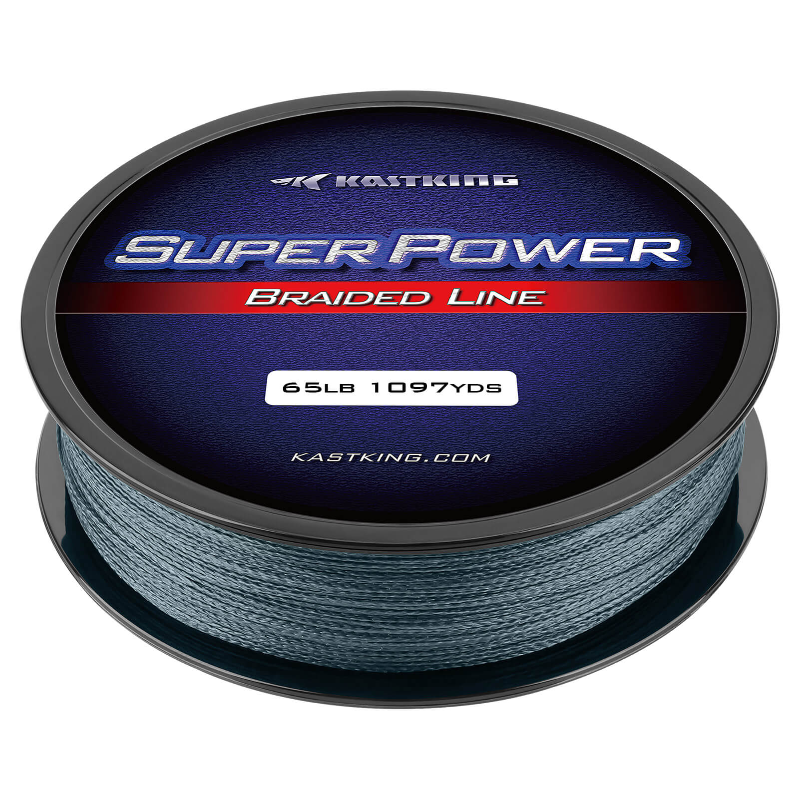 KastKing SuperPower Braided Fishing Line - 1097yds - Low-Vis Gray / 1097  Yds / 12 LB