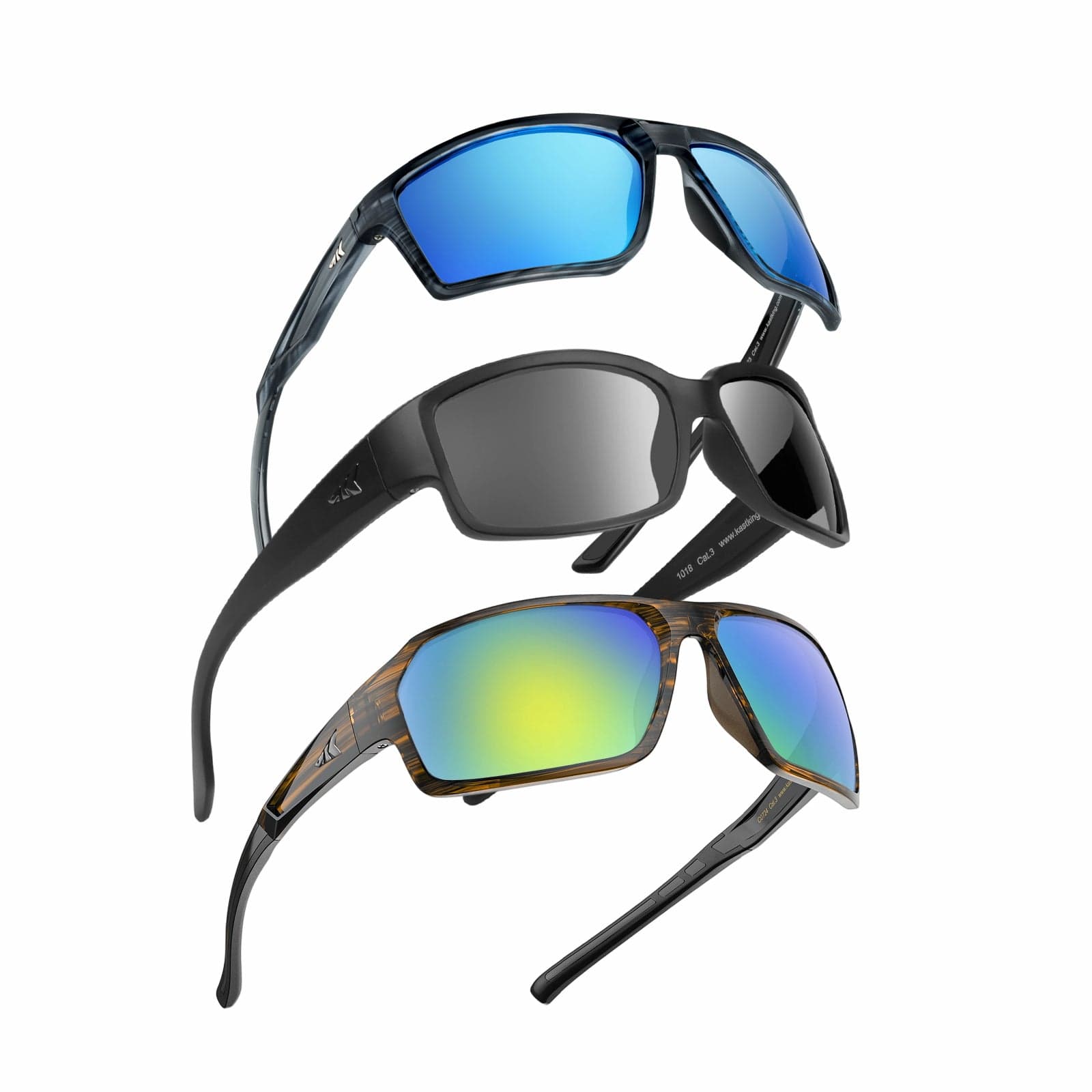 KastKing 3-Pack Polarized Fishing Sunglasses