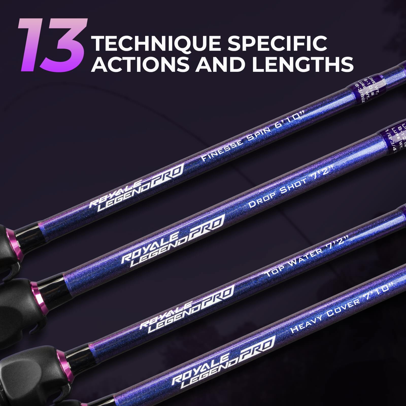 KastKing Royale Legend Pro Baitcaster Rod and Reel Combo 8.0:1 / Right Handed / 6'8" / Fast-Medium-Jerk Bait KastKing Royale Legend Pro Baitcaster Rod and Reel Combo 8.0:1 / Right Handed / 6'8" / Fast-Medium-Jerk Bait
