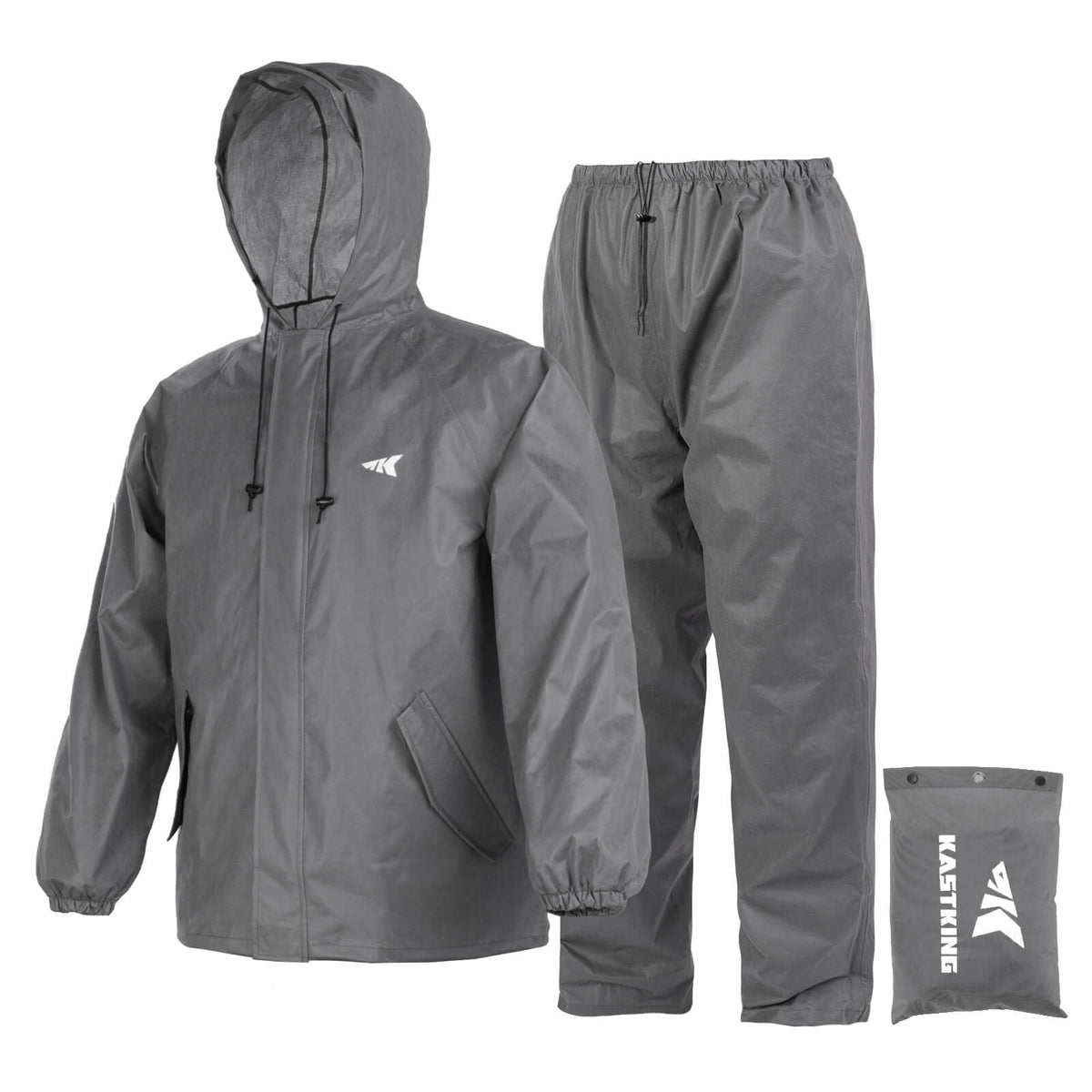 KastKing AquaLite Rain Suit, Waterproof Breathable Lightweight Rainwear