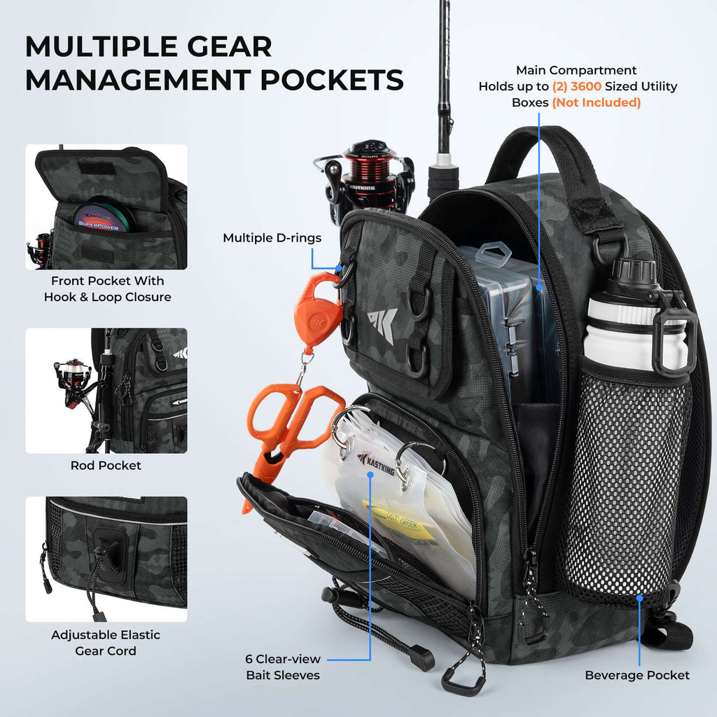 Riverruns Lure Bag Tackle Binder – 10-Pocket PVC Utility Bag With Shoulder Strap – Durable, Water-Resistant, Perfect For Shore & Boat Fishing