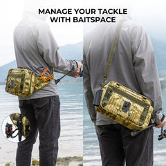 KastKing BaitSpace Waist Bag with 1 Tackle Box