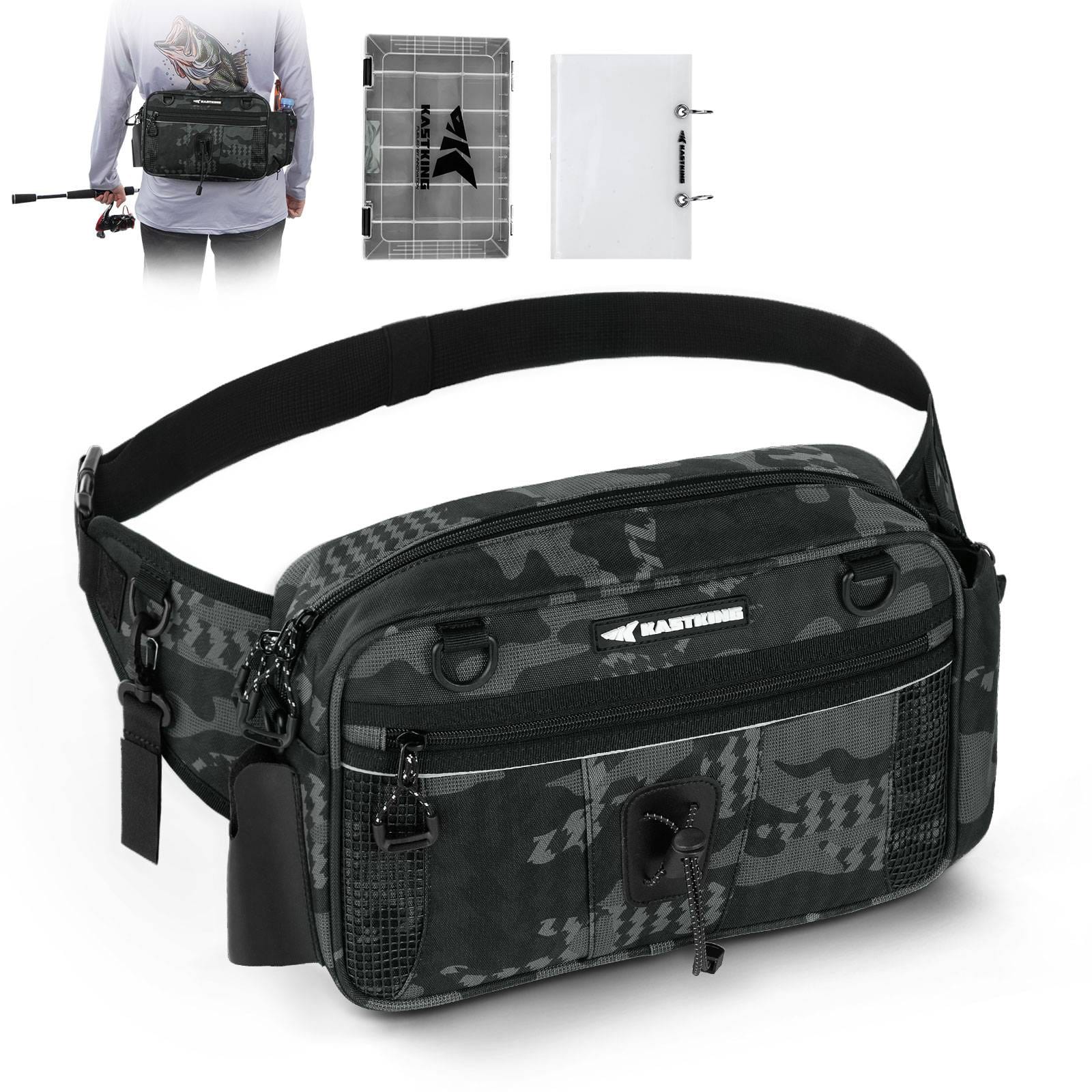 KastKing BaitSpace Waist Bag with 1 Tackle Box