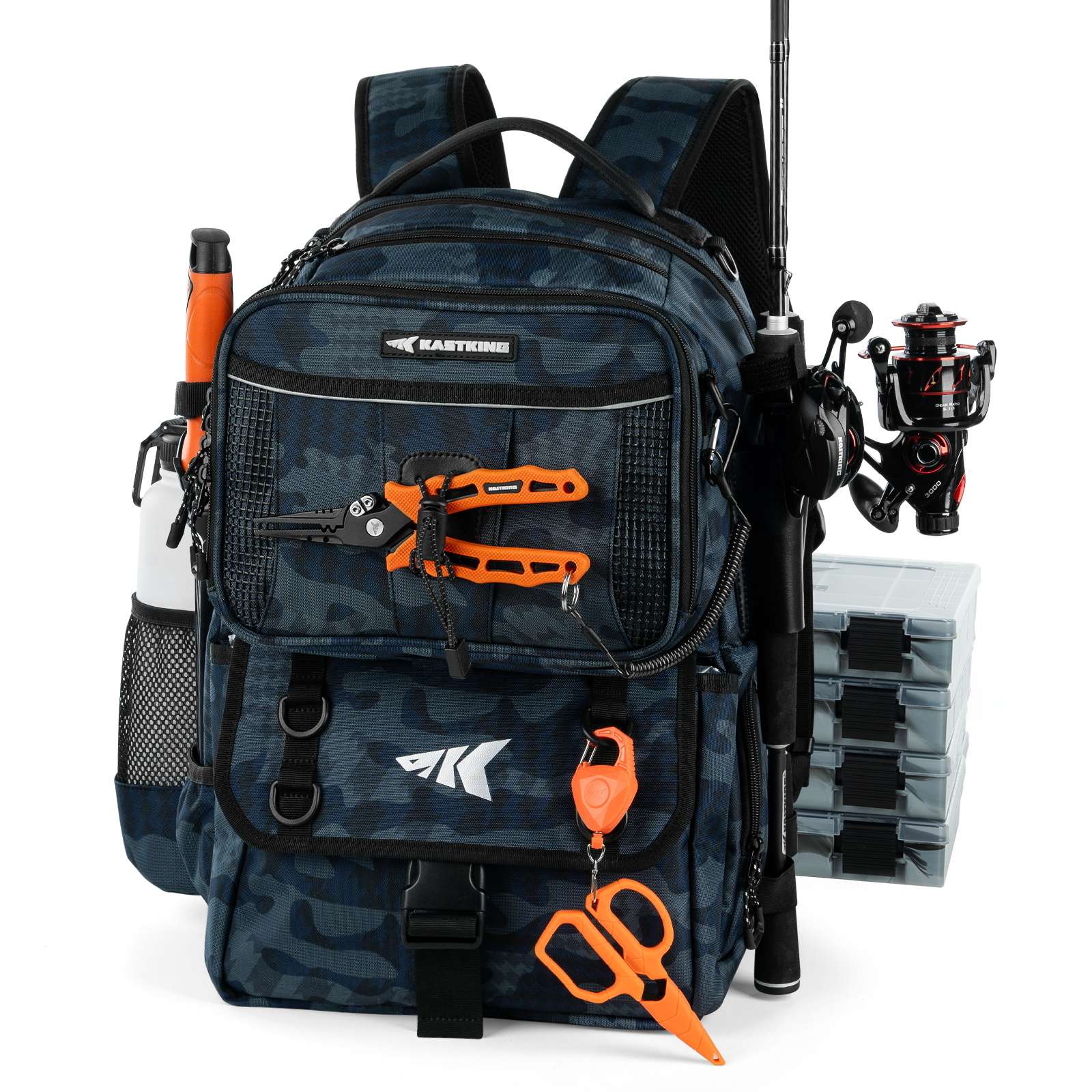 fishing tackle book bag KastKing BaitSpace Fishing Tackle Backpack