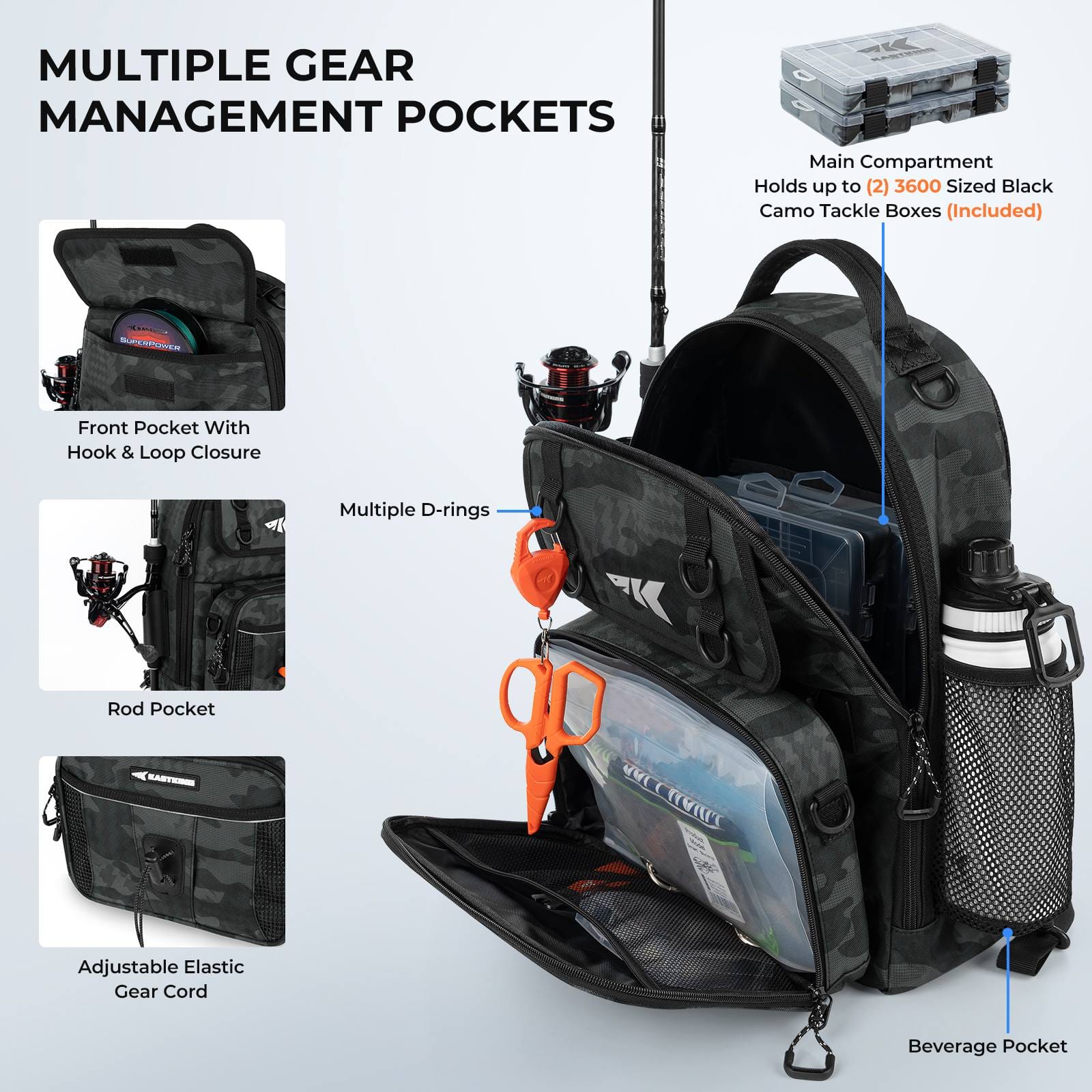 best small tackle sling bag KastKing BaitSpace Fishing Sling Bag