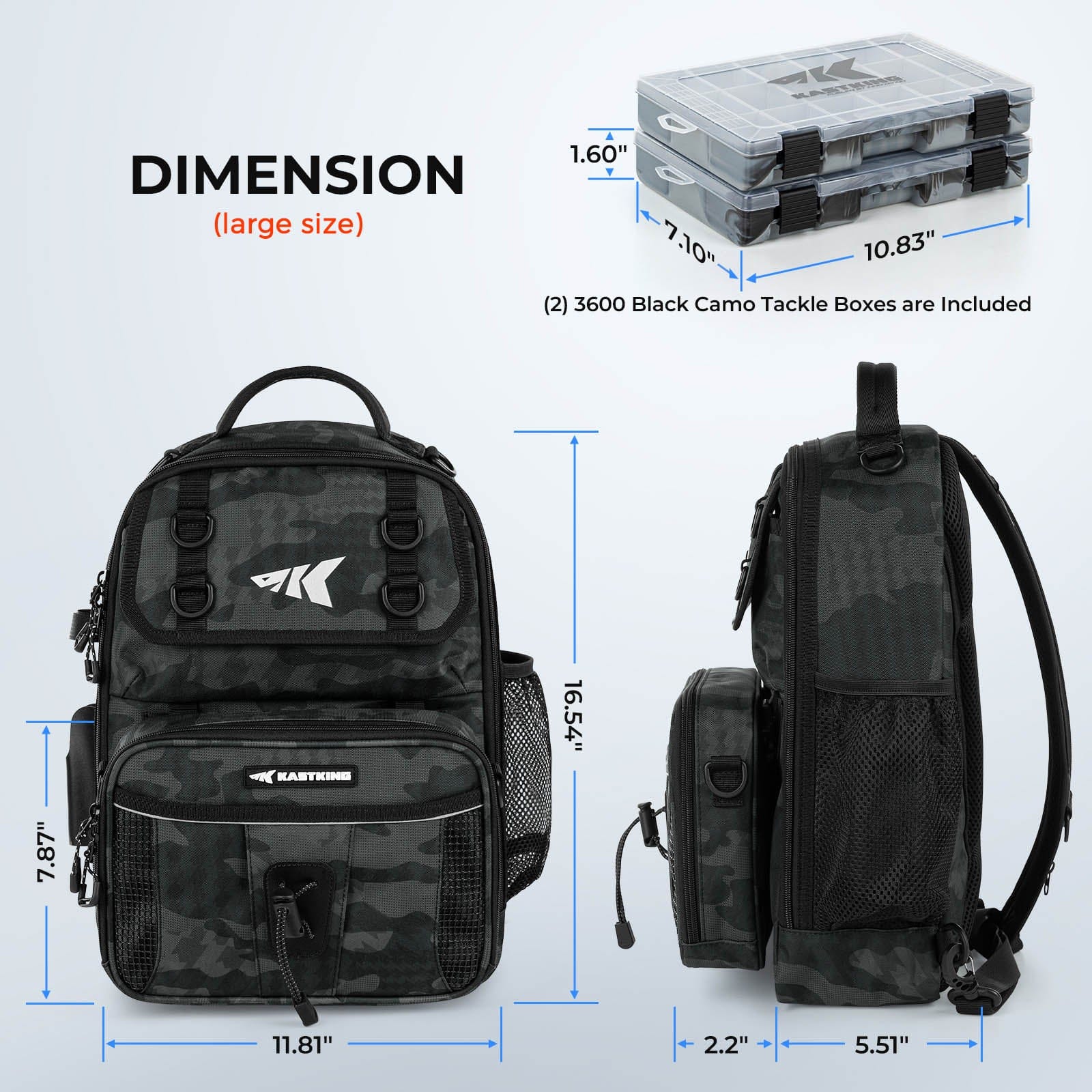 daiwa sling tackle tray bag KastKing BaitSpace Fishing Sling Bag